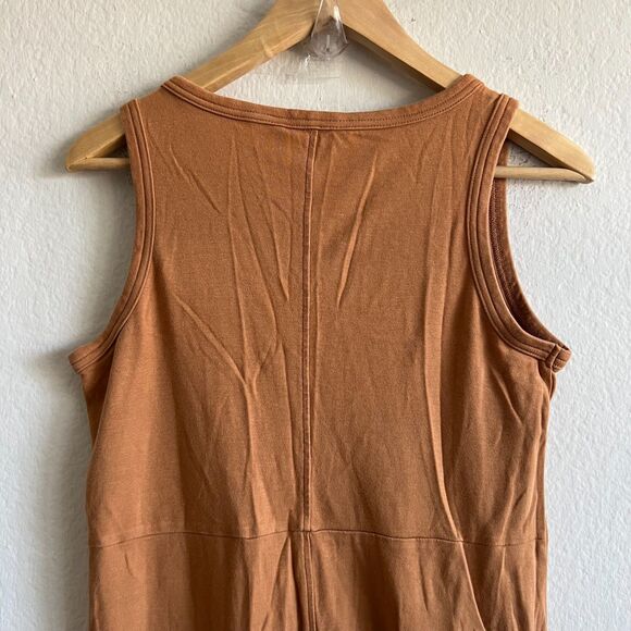 ELIZABETH AND JAMES Calfan Orange Sleeveless T-Shirt Midi Dress Womens XS - Picture 5 of 7